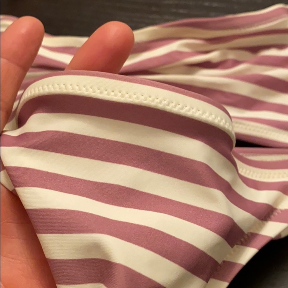 Solid & Striped Bikini Set - Picture 2 of 4